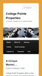 Mobile Screenshot of collegepointeproperties.com